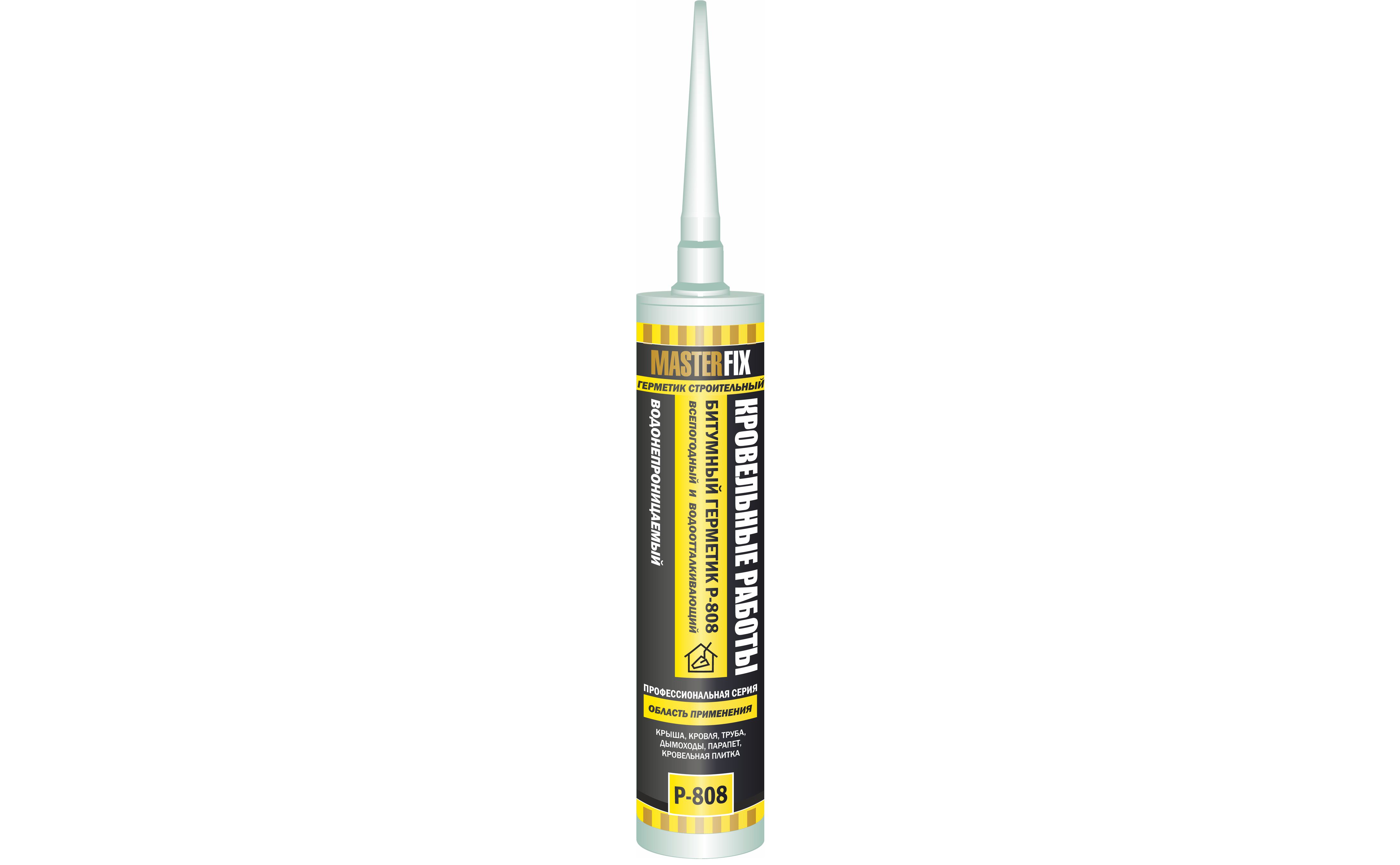 картинка Битумный герметик для кровельных работ MASTERFIX P-808 от магазина Тендент