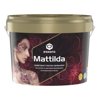 картинка Краска акрилатная моющаяся матовая для внутренних работ "Eskaro Mattilda" от магазина Тендент